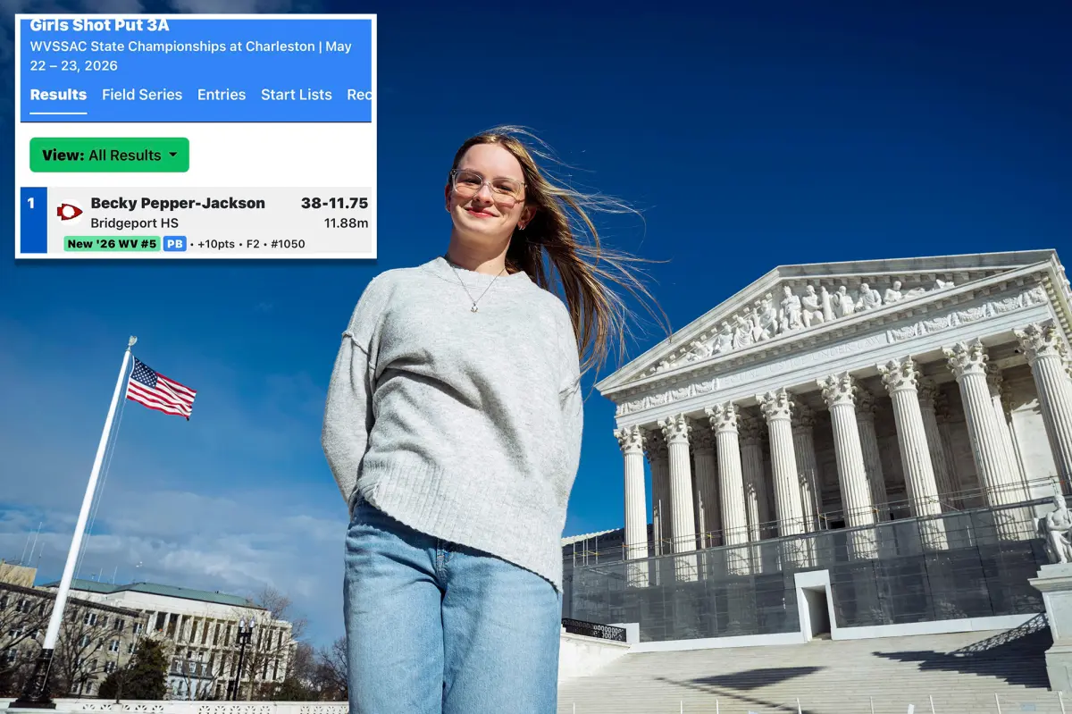 Transgender high school track athlete secures girls' state championship in West Virginia ahead of important Supreme Court decision