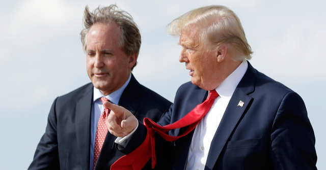 Trump Fully Supports Ken Paxton in Texas Senate Primary Against John Cornyn