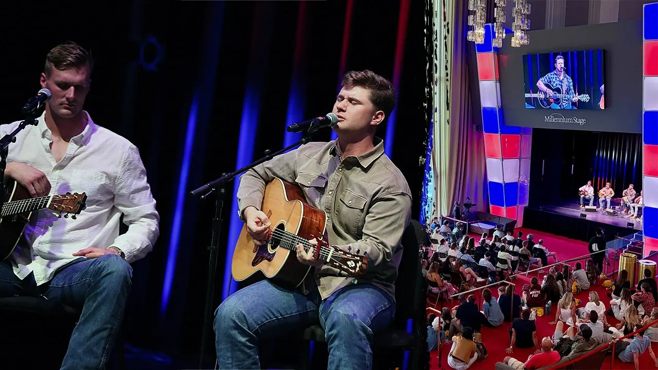 Trump Kennedy Center holds music event for veterans following Memorial Day.