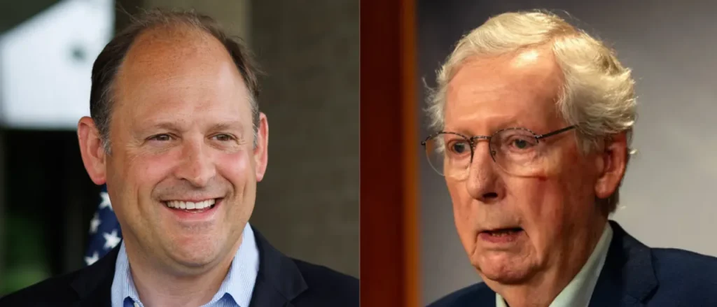 Trump Supporter Prevails in Challenging Senate Race Amidst a Fierce Struggle for Mitch McConnell’s Legacy