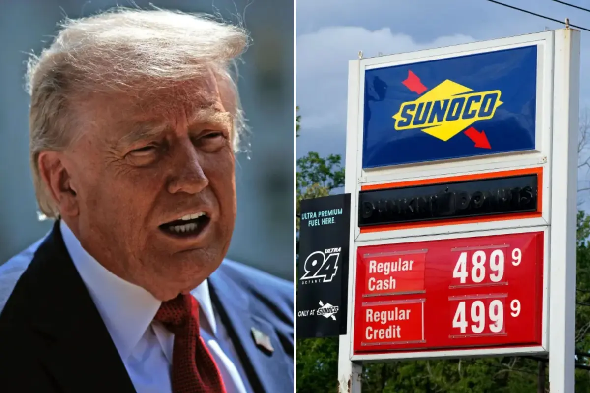 Trump claims gas prices are insignificant next to the threat of Iran acquiring nuclear weapons.