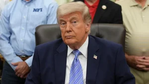 Trump claims he sacrificed his wealth to assist others via DOJ settlement fund