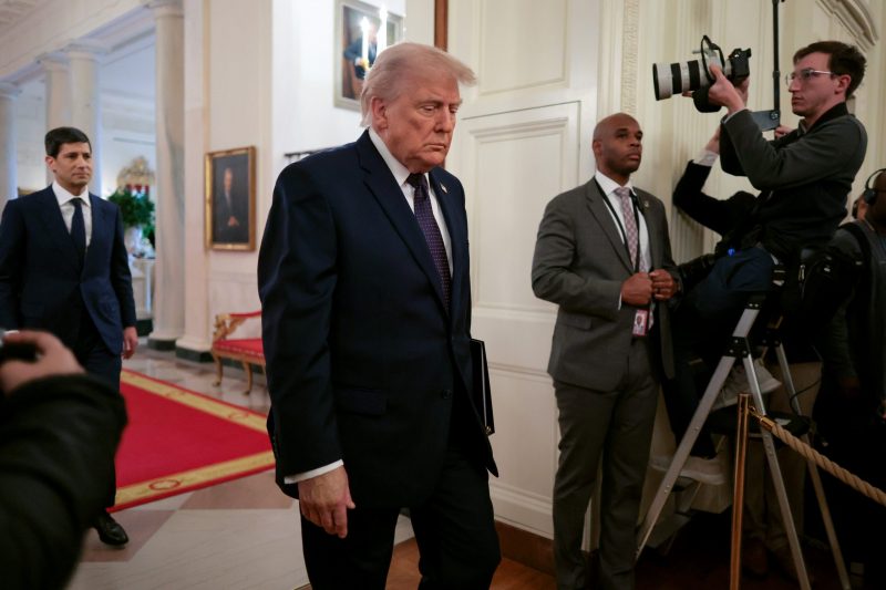 Trump delays Cabinet trip to Camp David due to poor weather conditions