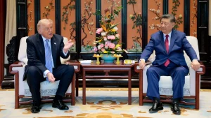 Trump highlights 'great trade agreements' after his last meeting with Xi in Beijing