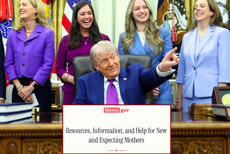 Trump introduces Moms.gov and outlines 'Trump Account' savings plan for families in the U.S.