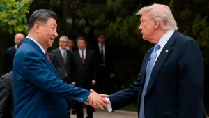 Trump leaves China after discussing trade agreements, understanding with Xi on Iran, and other major news.