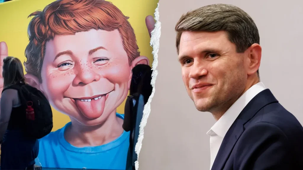 Trump likens Democratic Senate candidate to MAD Magazine's Alfred E. Neuman