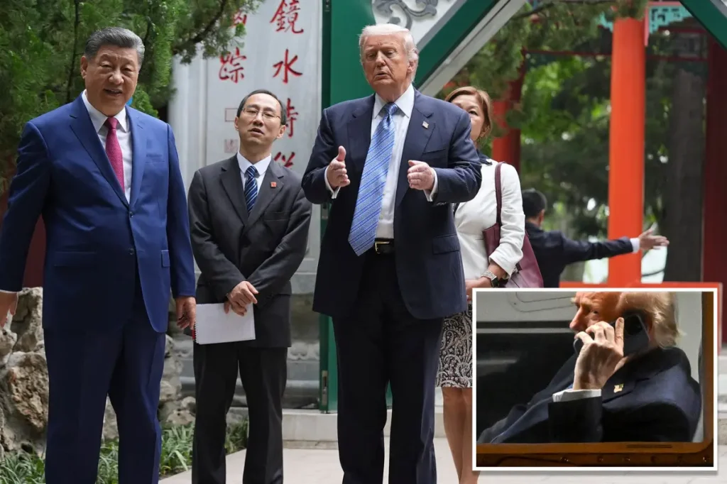 Trump navigates the China summit without his reliable cell phone