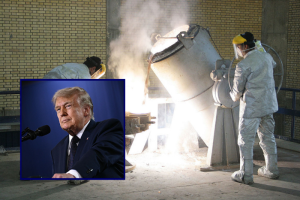 Trump presents alternatives for handling Iranian enriched uranium