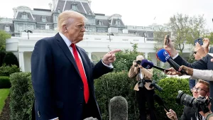 Trump refers to ABC reporter Rachel Scott's question as 'foolish' during press event