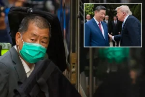 Trump shares Xi Jinping's reaction to the potential release of jailed Chinese dissident Jimmy Lai.