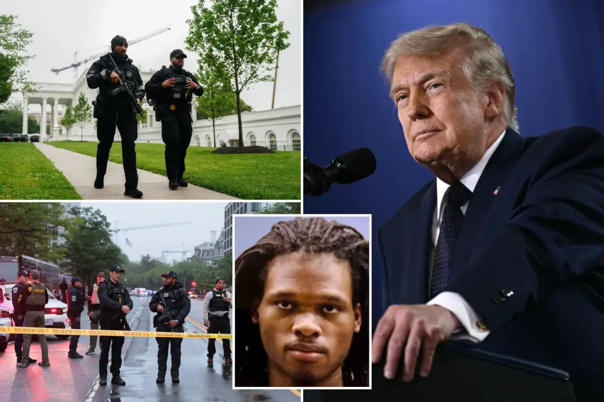 Trump states that the shooter Nasire Best, who fired at a White House security post, may have had a 'possible obsession' with the building.