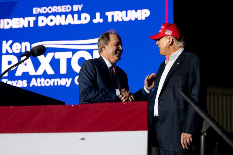 Trump supports Paxton in Texas Senate election