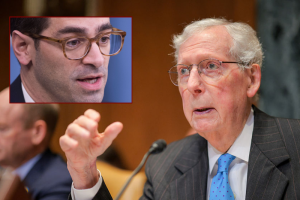 Trump urges removal of McConnell staffer, claims aide makes Kentucky Senator seem foolish and disconnected.