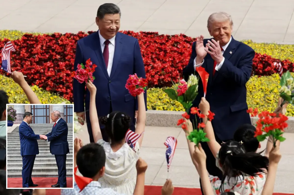 Trump's ceremony with Xi Jinping in China shows a stark contrast to his 2017 visit