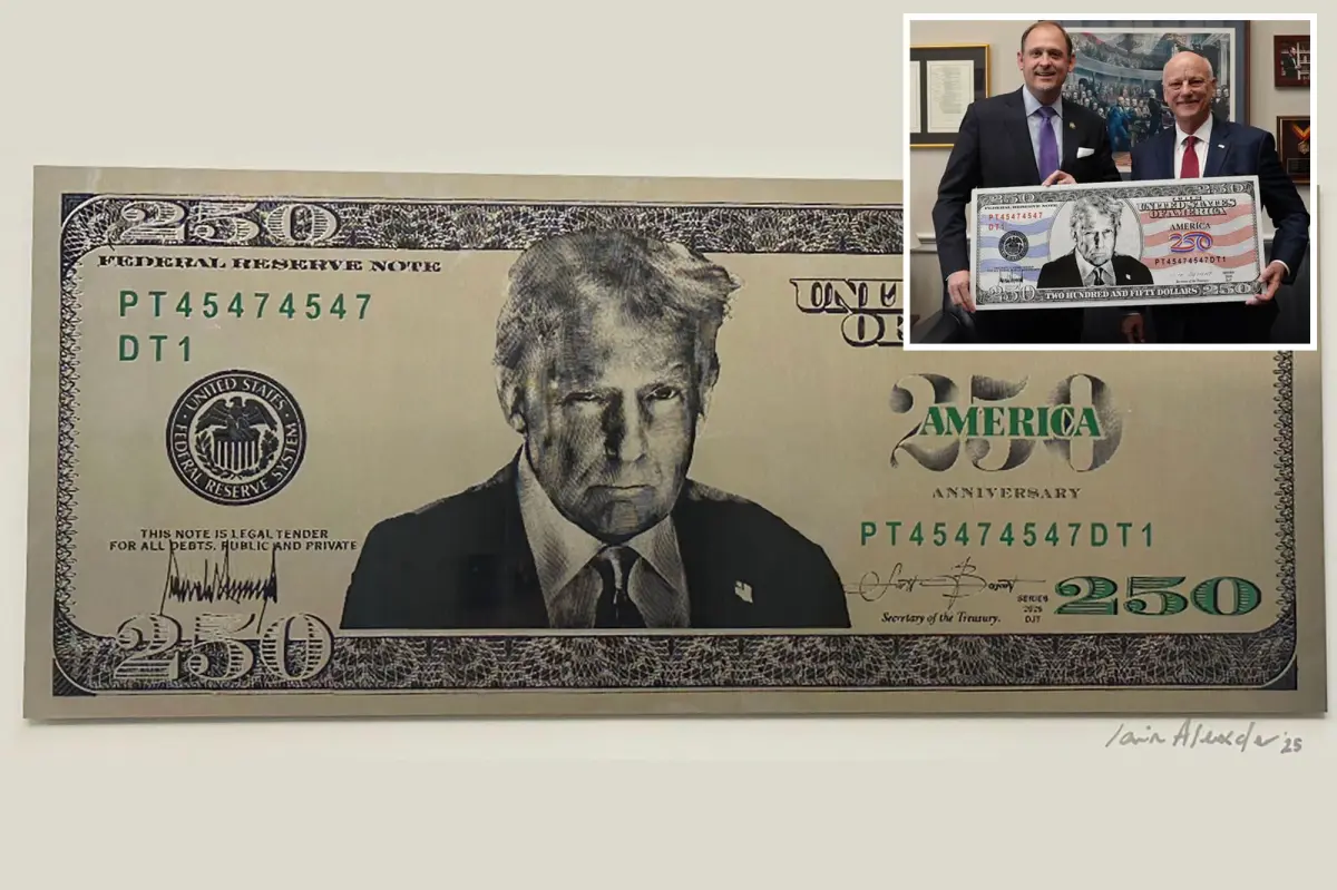 Trump's team advocates for a new $250 bill featuring his likeness.
