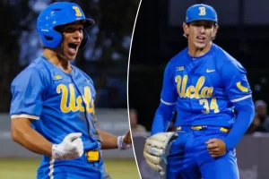 UCLA baseball leaves LMU struggling in the rain following sprinkler mishap