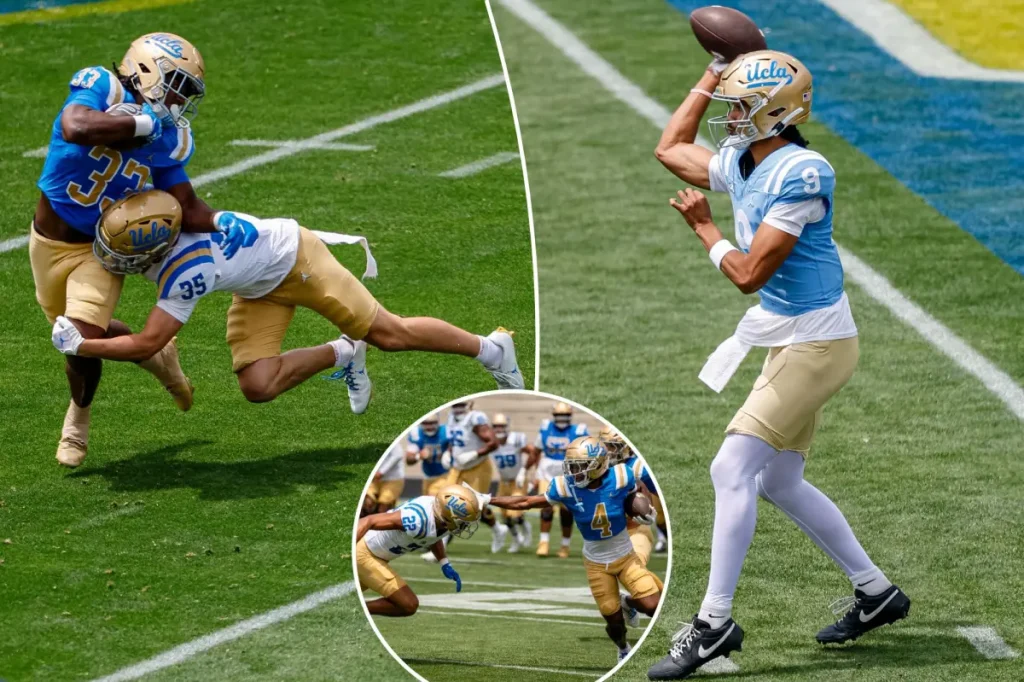 UCLA football hosts exciting spring game at Rose Bowl