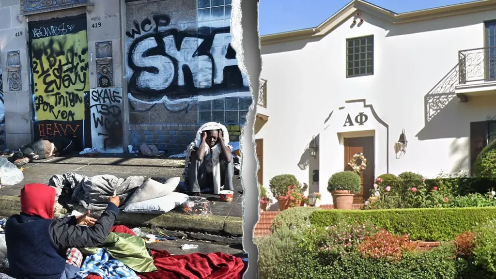 UCLA sorority houses bring in private security due to harassment from homeless individuals, according to a report