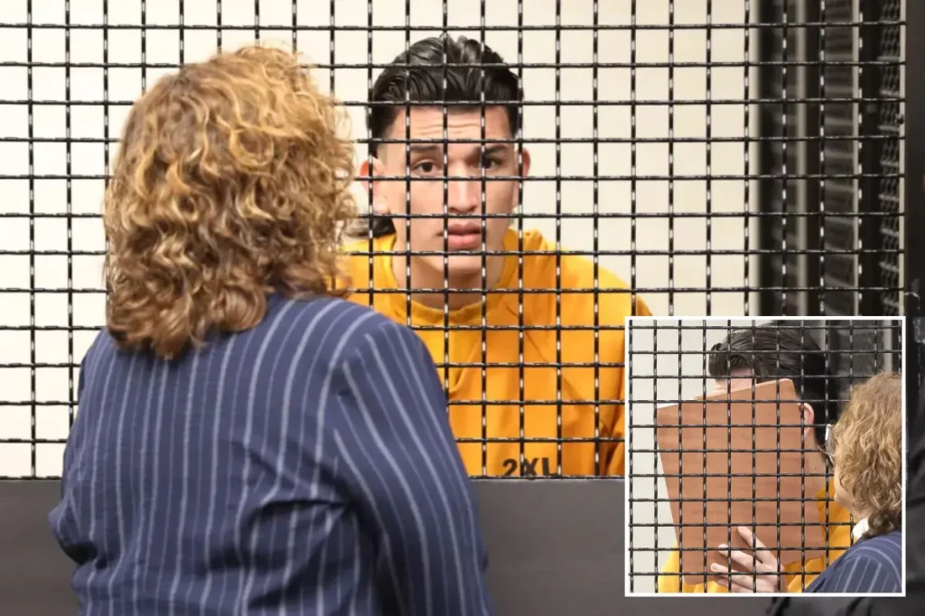 Unauthorized migrant released by Biden and charged with killing innocent father shrinks back in court