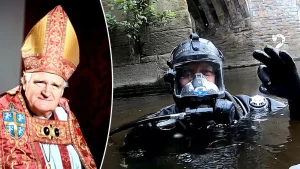 Uncommon religious items discovered in river associated with Archbishop of Canterbury