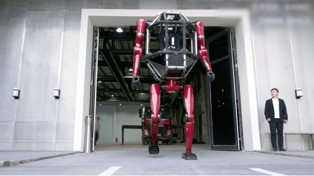 Unitree GD01 is a $574,000 large robot that can walk and change shape.