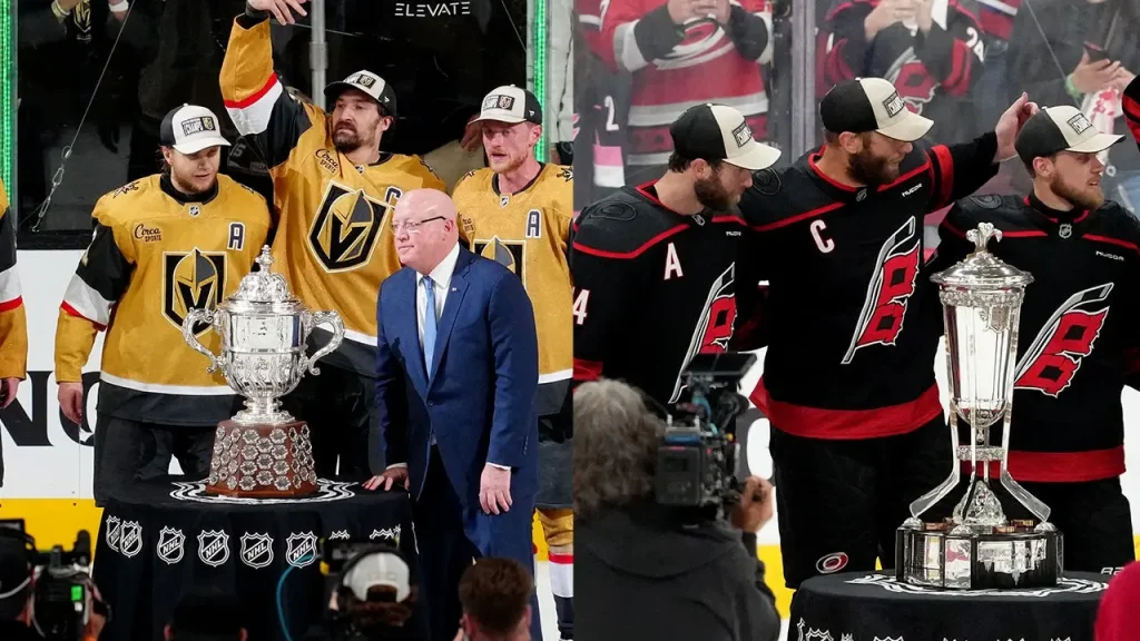 Vegas and Carolina ignore conference trophies, yet one team will end up losing the Stanley Cup