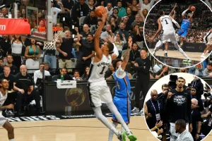 Victor Wembanyama and the Spurs dominate the Thunder in Game 4 to tie the series.