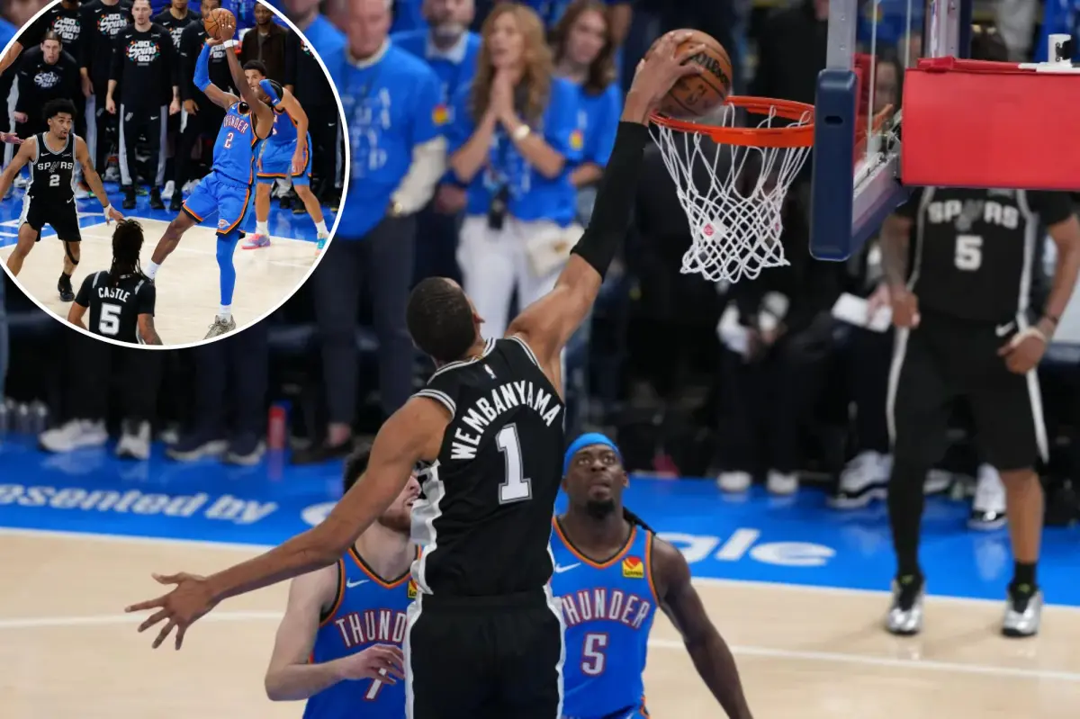 Victor Wembanyama and the Spurs take Game 1 from the Thunder in an exciting double-overtime match.