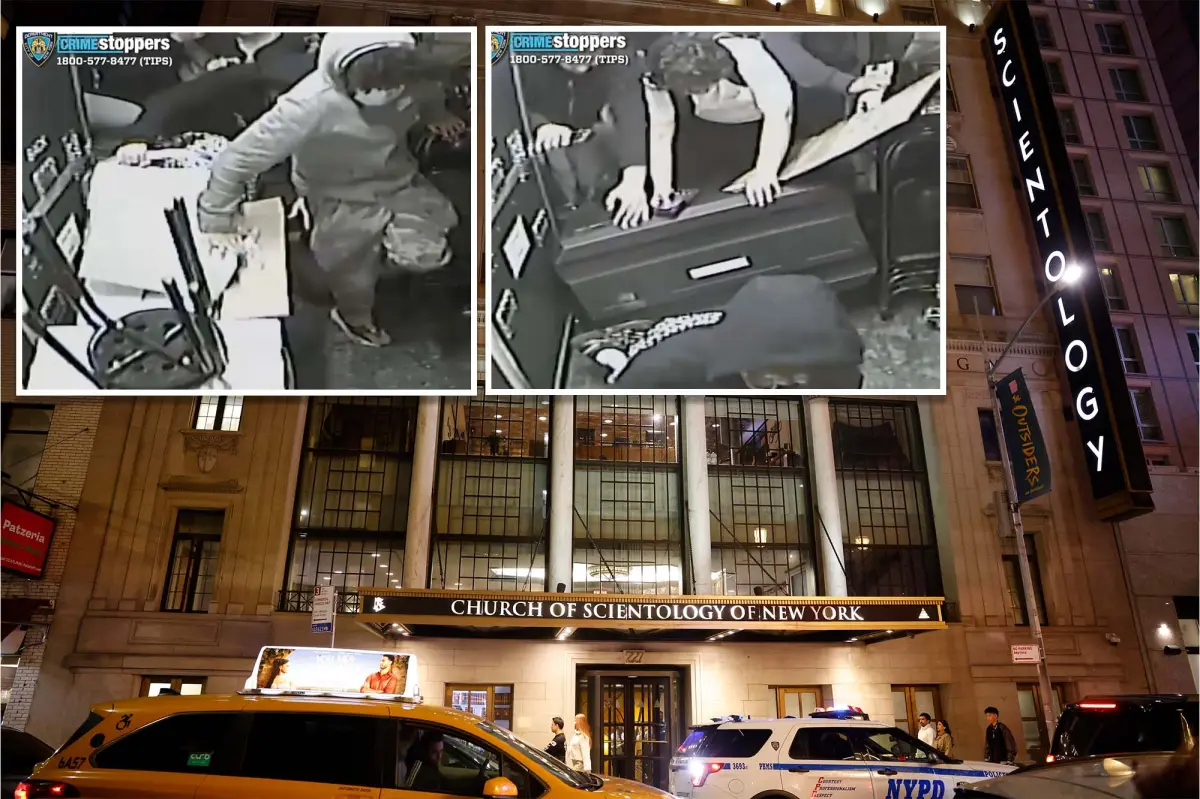 Video captures group looting NYC Scientology church as three are arrested for a potential social media prank