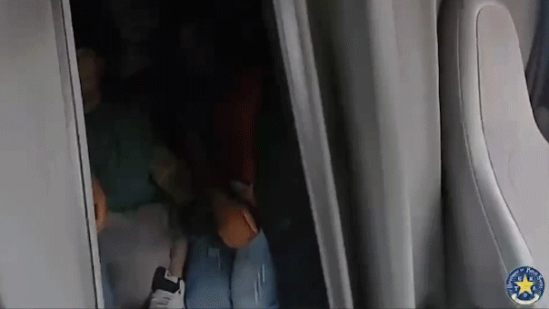 Video shows 20 undocumented immigrants discovered hidden in a semi-truck in Texas.