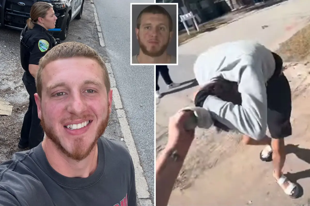 Vigilante 'predator catcher' taken into custody after making a man consume cigarette butts