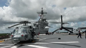 Visit to New Orleans features tall ships and military vessels over the weekend