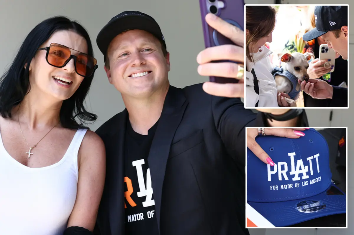 Voters express concerns about crime at a Spencer Pratt event in Nithya Raman's district during the Los Angeles mayoral race