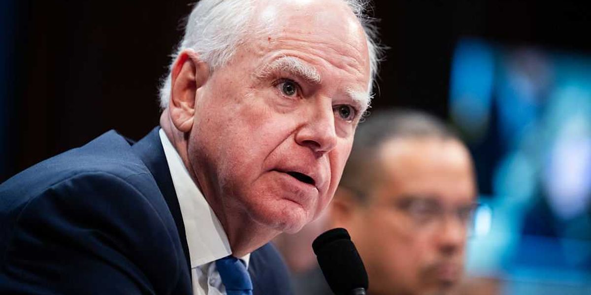 Walz stays quiet while facing claims that Democrats dispatched people to interfere with fraud inquiries