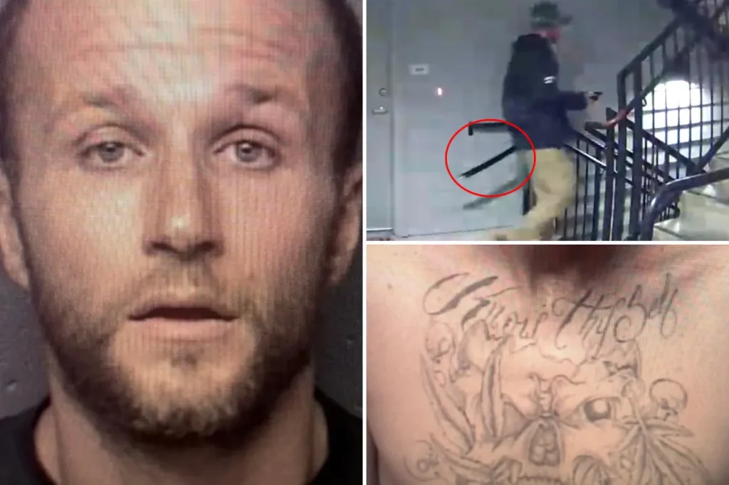 Wanted individual fleeing with large samurai sword following an attack on a man at a party