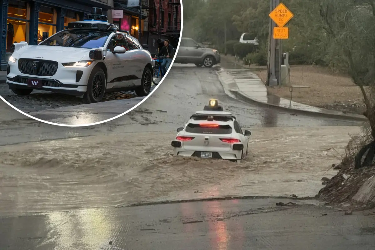 Waymo pulls back nearly 4,000 robotaxis after a vehicle went into a flood.
