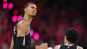 Wembanyama nets 26 points, yet the Thunder lead the series 2-1 against the Spurs.