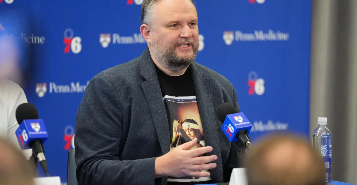 What portion of the blame should fall on Daryl Morey for the troubles of the 76ers?