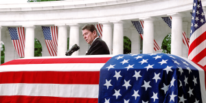 Writer describes Ronald Reagan's 1984 Memorial Day speech honoring the burial of an unknown Vietnam service member as a source of healing.