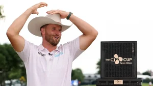 Wyndham Clark comes close to making PGA Tour history on his way to winning the CJ Cup Byron Nelson