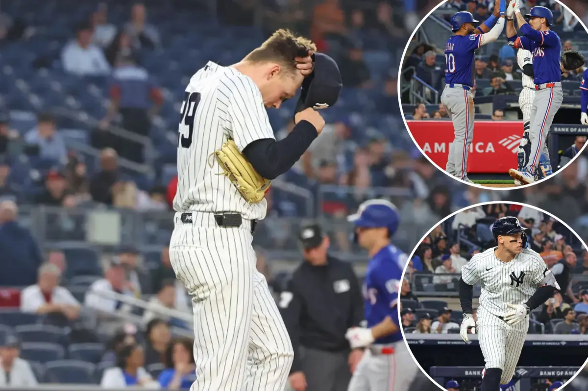 Yankees deliver unusual poor performance as Will Warren struggles against Rangers