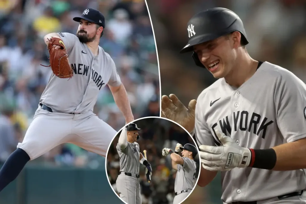 Yankees' offense continues to shine against A's, achieving their fifth consecutive win