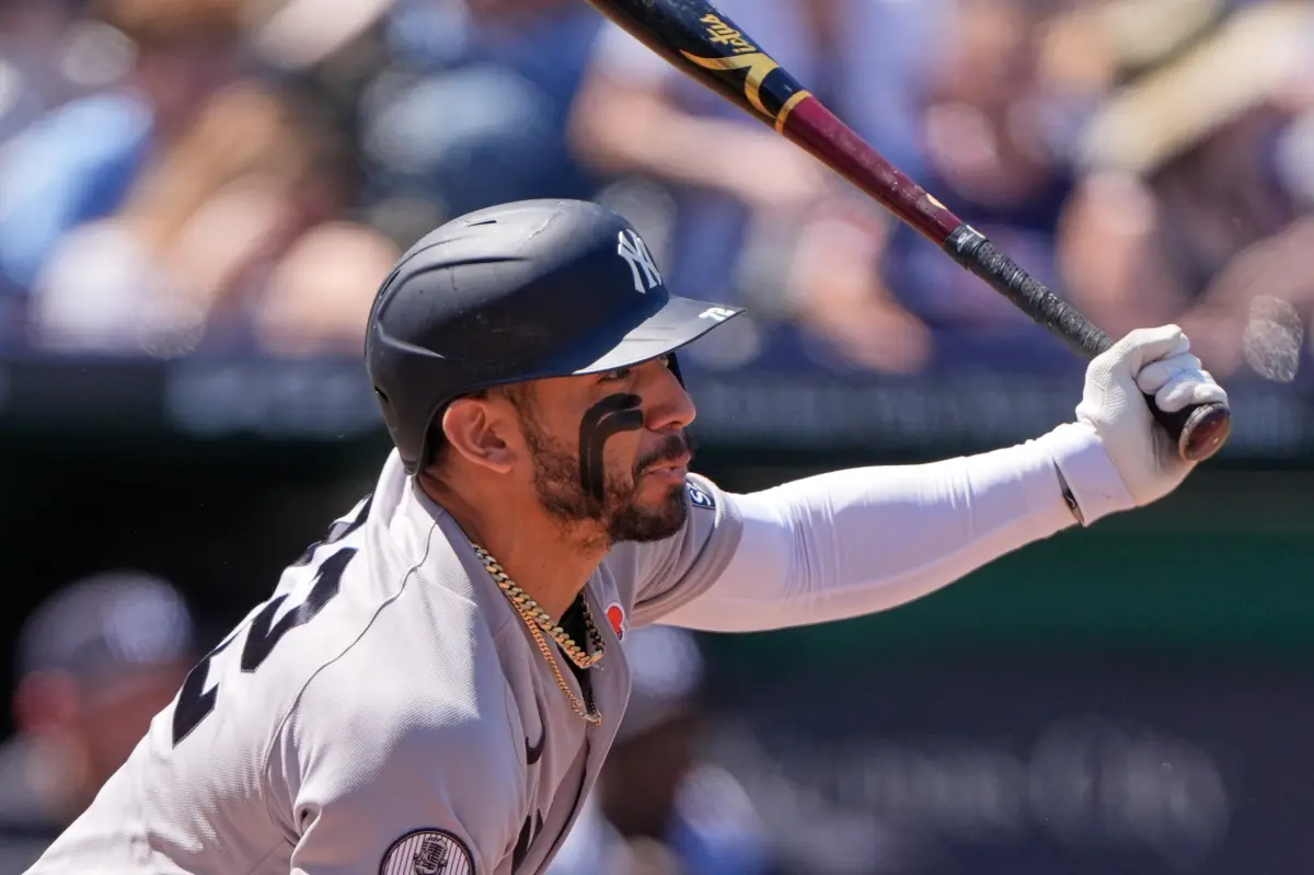Yankees start Jose Caballero at shortstop in victory against A's