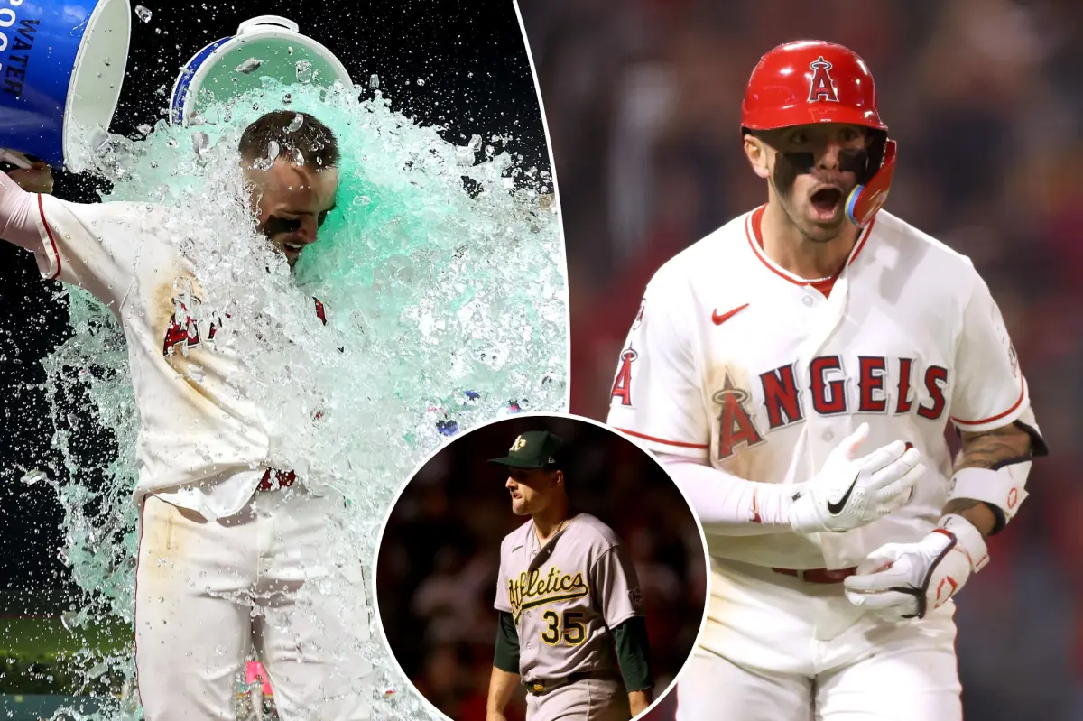 Zach Neto hits a game-ending homer in Angels' 2-1 victory against the A's