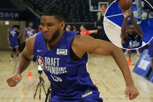 Zuby Ejiofor boosts his NBA draft prospects with impressive shooting performance at the combine