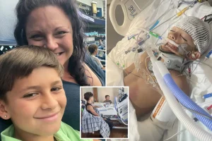 10-year-old battling for survival after being struck by two cars while biking