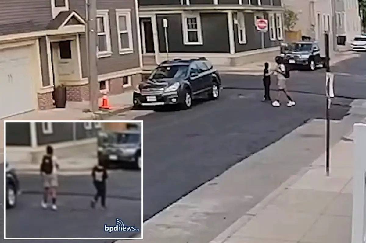 14-year-old boy taken into custody for holding up a children's lemonade stand with a firearm in Boston