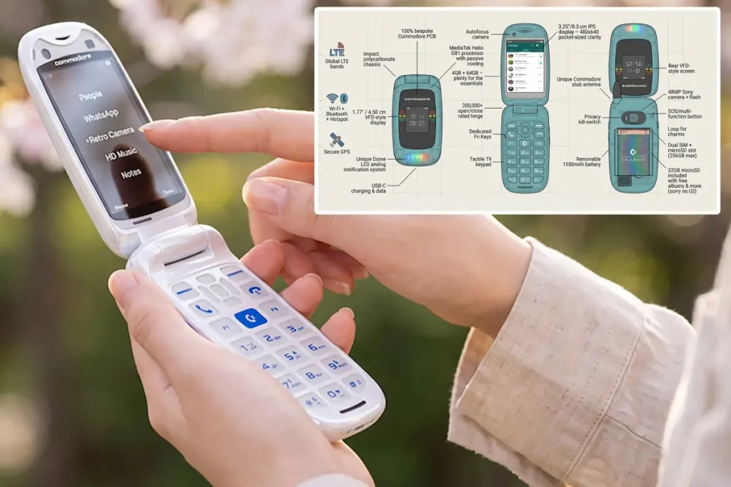 80s brand brings back flip phone to tackle tech addiction