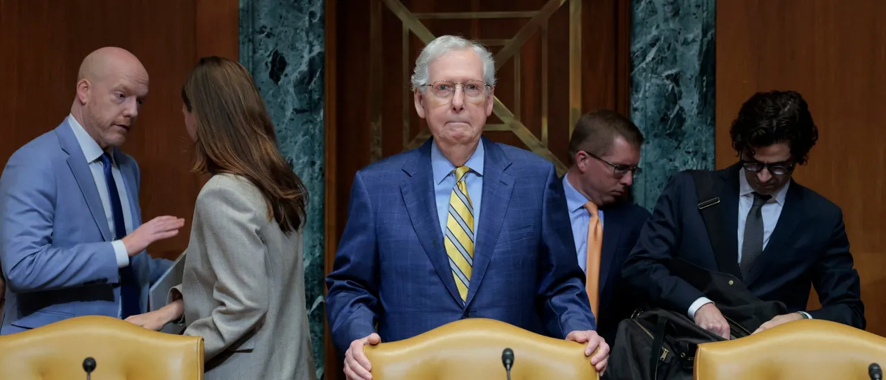 84-Year-Old Sen Mitch McConnell Admitted to Hospital